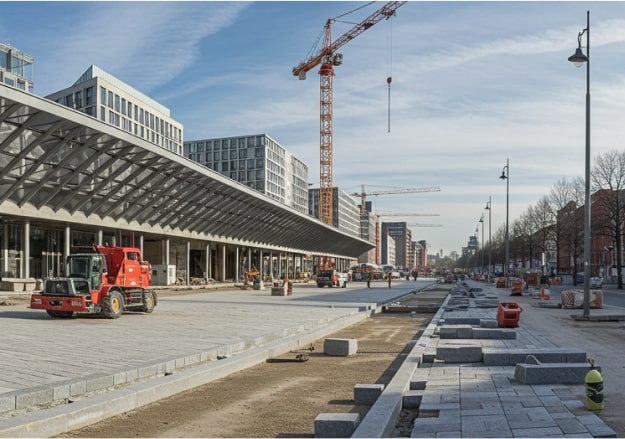 Wykonawstwo elementów architektonicznych miasta - Hamburg
